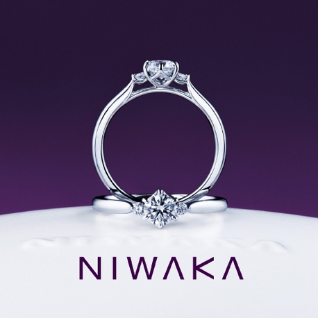 俄 Niwaka キラッと輝くシンプルで可愛い婚約指輪 Yamatoya