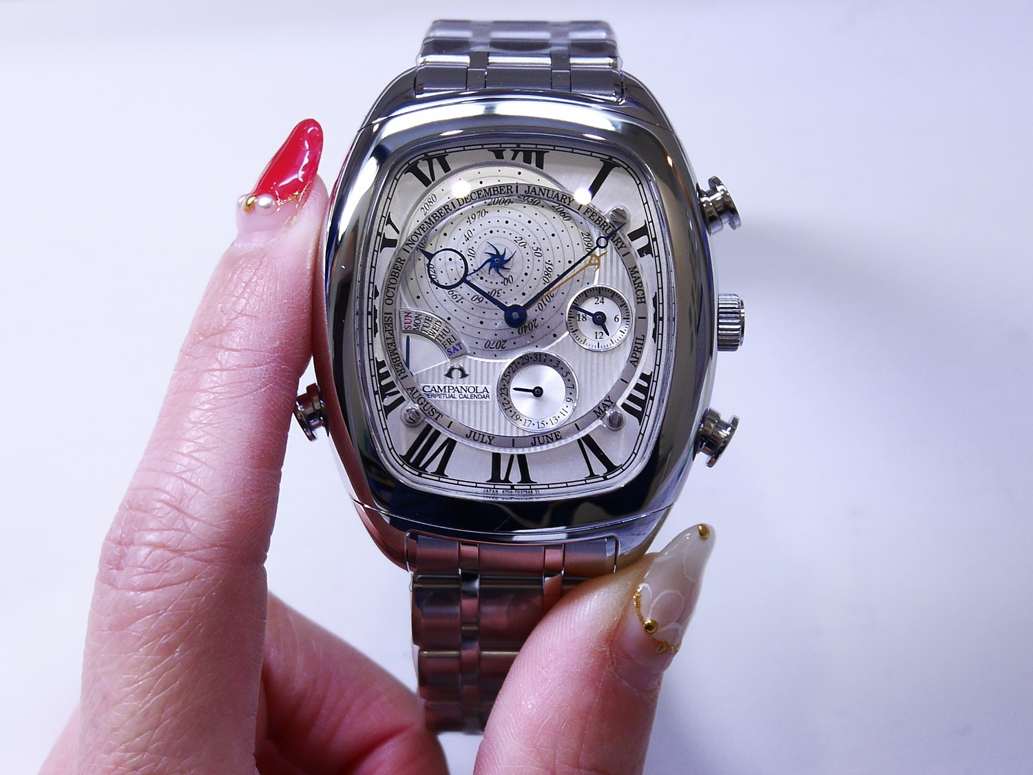CITIZEN カンパノラ パーペチュアルカレンダー×トノー AG6250-50A 